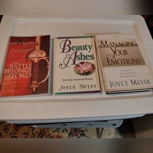 Joyce Meyer Inspirational Book Set - Red, Green, Tan Covers